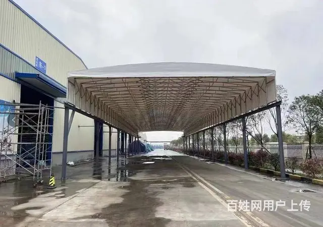 庆典展会雨棚物流蓬推拉式雨棚停车蓬篮球场蓬电动雨棚 - 图片 1