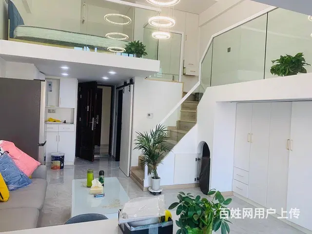 新房！湖塘吾悦广场挑高4.5米公寓带燃气全景落地窗民用水电 - 图片 10