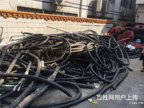 上虞回收电线大量二手废旧电缆回收废铁金属工厂废设备 - 图片 3