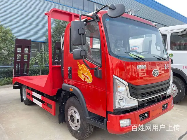 重汽蓝牌挖机拖车 平板拖车价格 厂家一手报价 - 图片 3