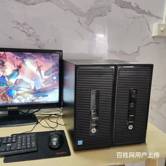 台式电脑，惠普联想主机，办公家用 - 图片 1