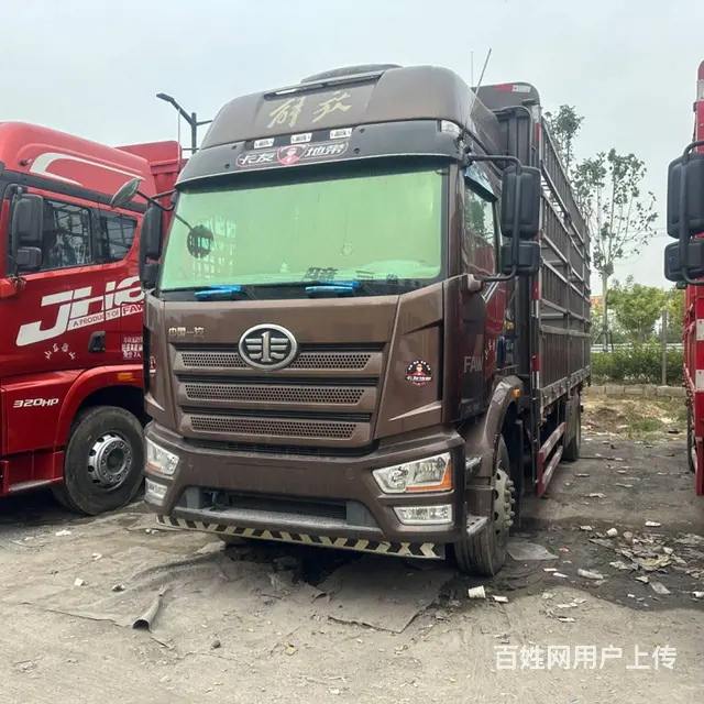 二手一汽解放6.8米高栏载货车 国六260马力包提 - 图片 1