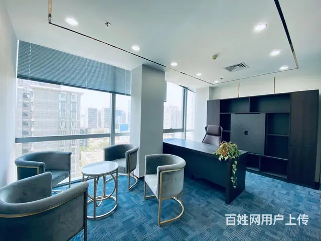 地铁口！能停飞机的写字楼，正大国际 150平 豪华装修 - 图片 1