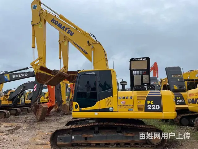 进口小松220-8二手挖掘机低价转让手续全质保包送 - 图片 1