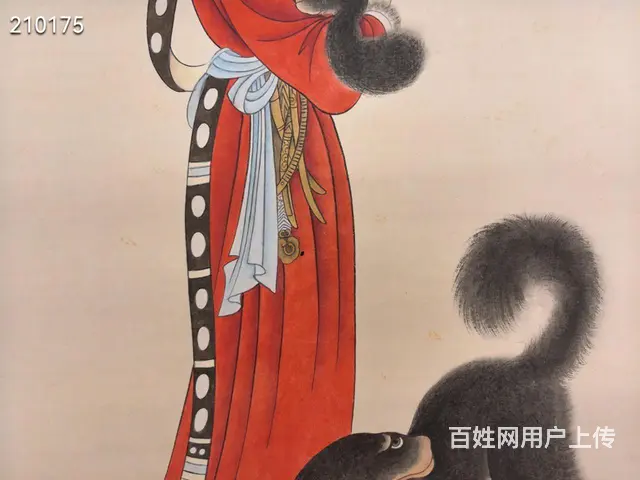 张大千   仕女图   立轴  画心尺寸：133 - 图片 6