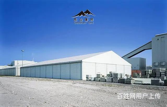 厂家供应物流仓库篷房，临时仓储大棚，可移动厂房 - 图片 2