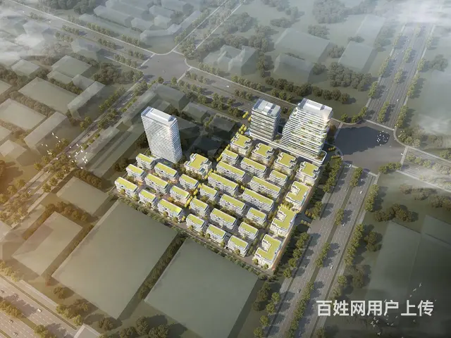 新区的花园独栋办公楼 零公摊 - 图片 1