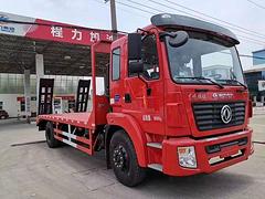蓝牌平板运输车 小挖机平板运输车 二手平板运输车转
