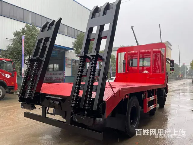 云贵川短轴三桥 130挖掘机拖车 三桥整车8米 - 图片 1
