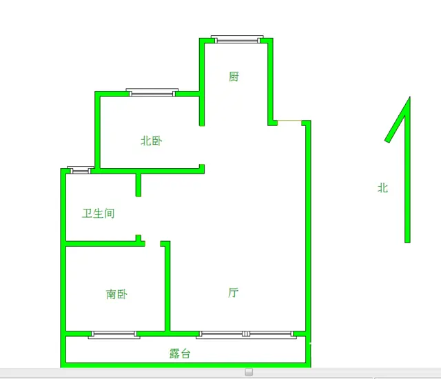 中华园三楼 有露台 - 图片 7