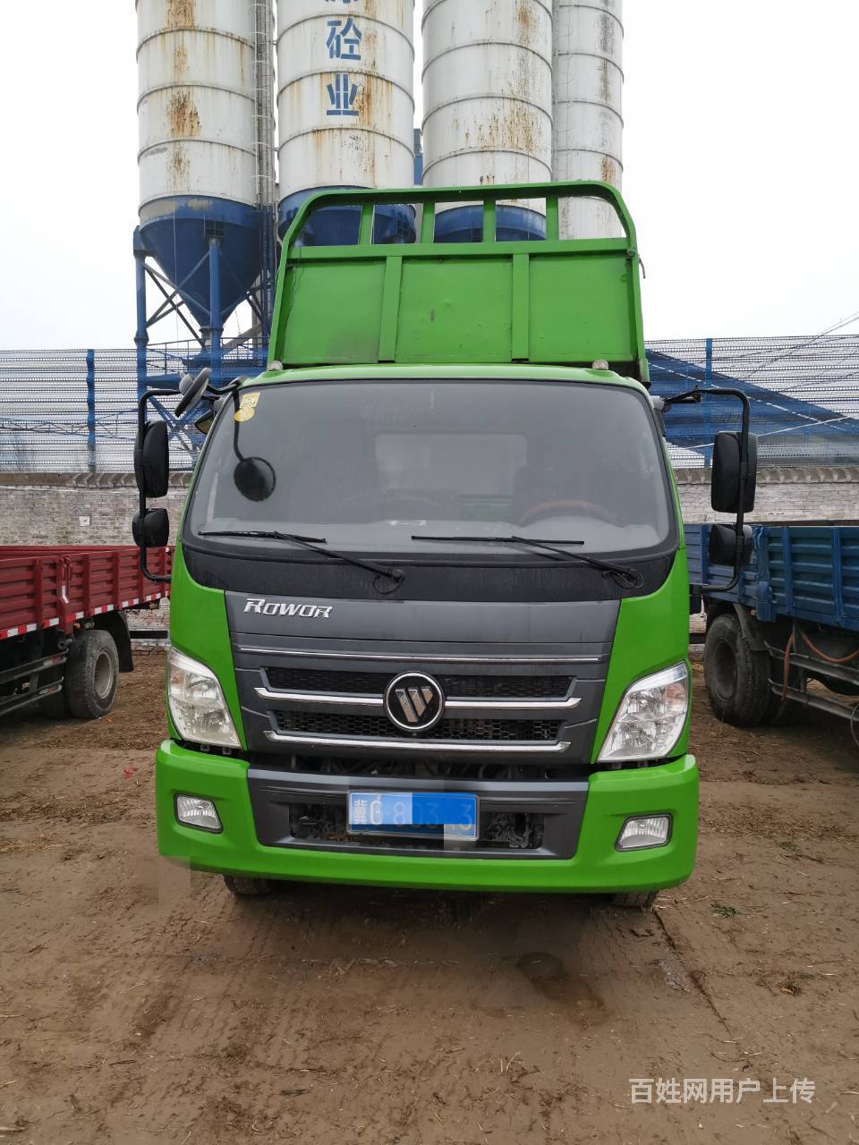 二手瑞沃e3 4米2斗平板自卸车 蓝牌 130马力