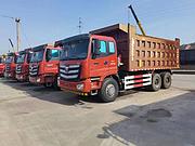 多台国三5.8米欧曼后八轮自卸车 全车原版原漆