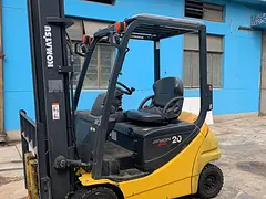小松2吨电动叉车，进口电动仓储专用二手叉车