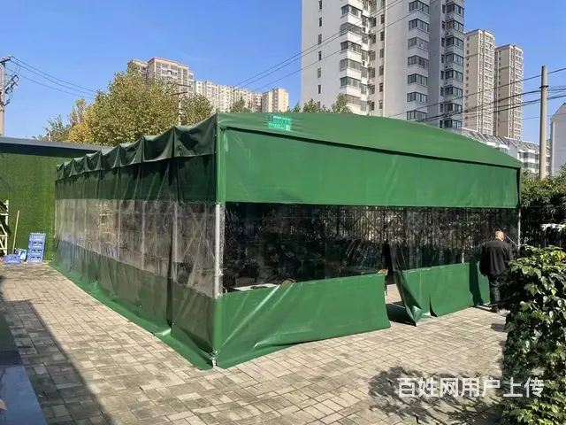 展会物流蓬停车蓬推拉棚活动蓬物流蓬移动帐篷仓库雨棚 - 图片 7