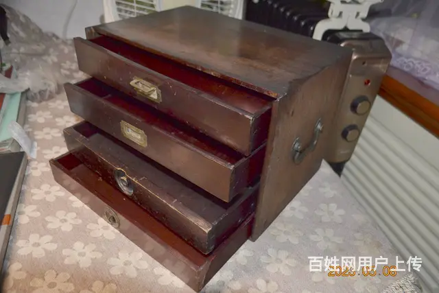 上海老凤祥红木珠宝盒 - 图片 3