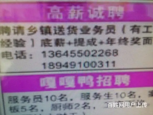 高薪诚聘业务员 - 图片