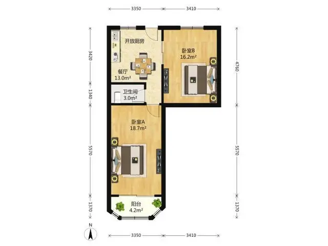 出租金水湾电梯房，2室2厅，精装修，设施齐全，领包入住 - 图片 11