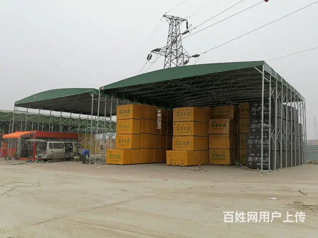 自贡厂家供应工地施工雨棚 桥梁养护篷 钢筋加工棚 - 图片 6