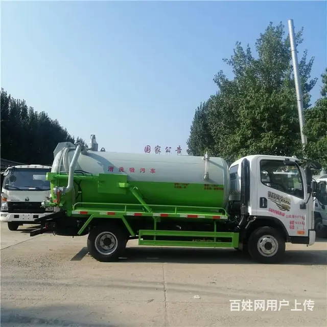 江苏东风新款5吨吸粪车 自吸自排化粪池抽粪车厂家 - 图片 4