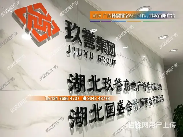武汉光谷制作做水晶字亚克力logo墙 - 图片 11