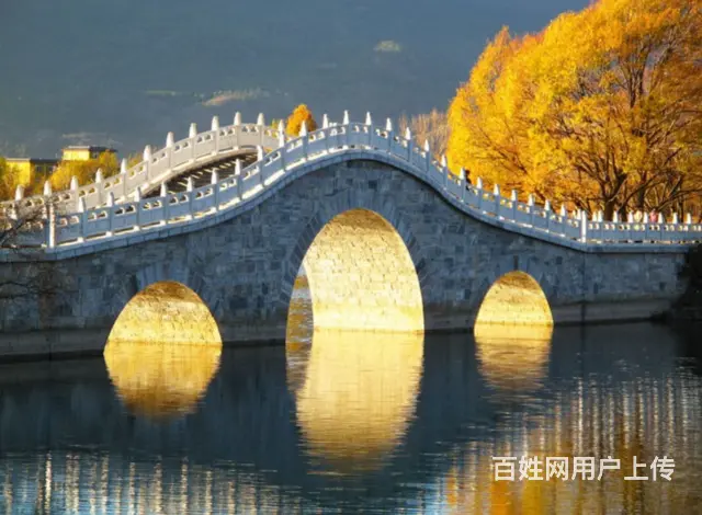 石拱桥|景观石雕桥汉白玉石雕 - 图片 1