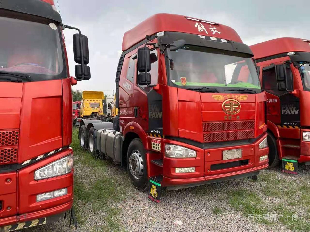 二手解放牵引车 锡柴奥威11升发动机 双驱轻体