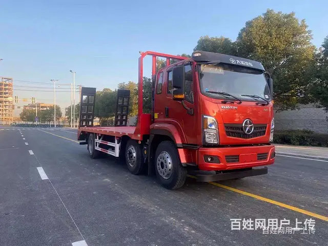 大运专底小三轴挖机拖板车平板车 特价现车供应 - 图片 2