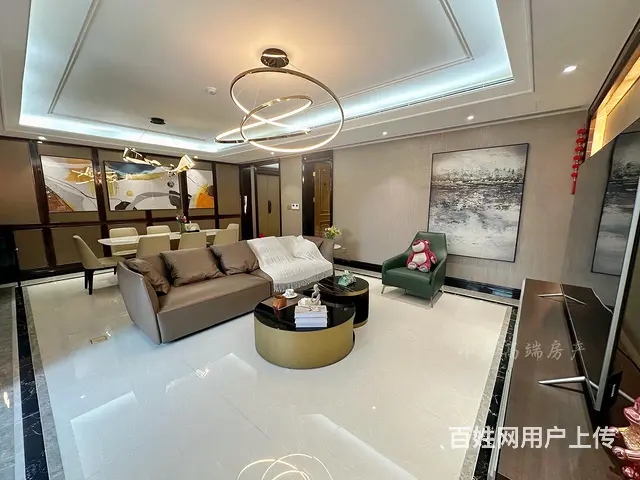 富力江湾一楼带180平私家庭院，可盐可甜简美奶油风，带阳光房 - 图片 8