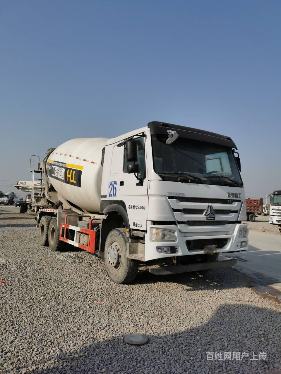 【图】- 转让二手豪沃搅拌车 大14方 后八轮 380马力 - 黄冈武穴工程