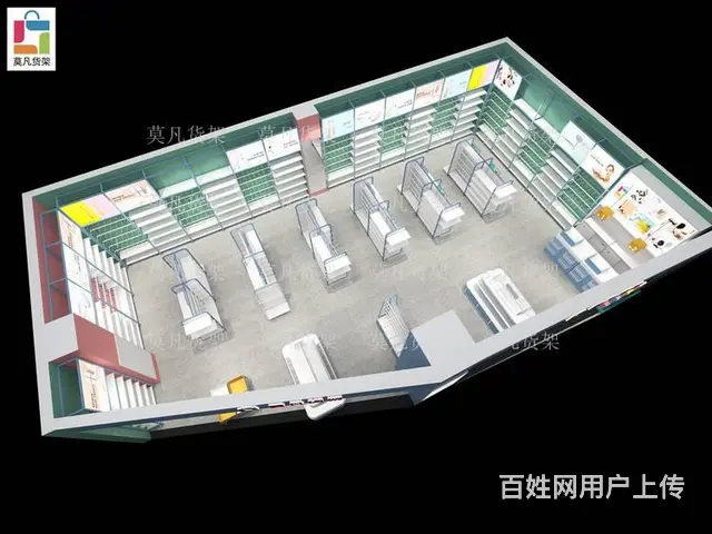 饰品店中岛柜陈列架工艺简单-莫凡货架实力厂家可定做 - 图片 4