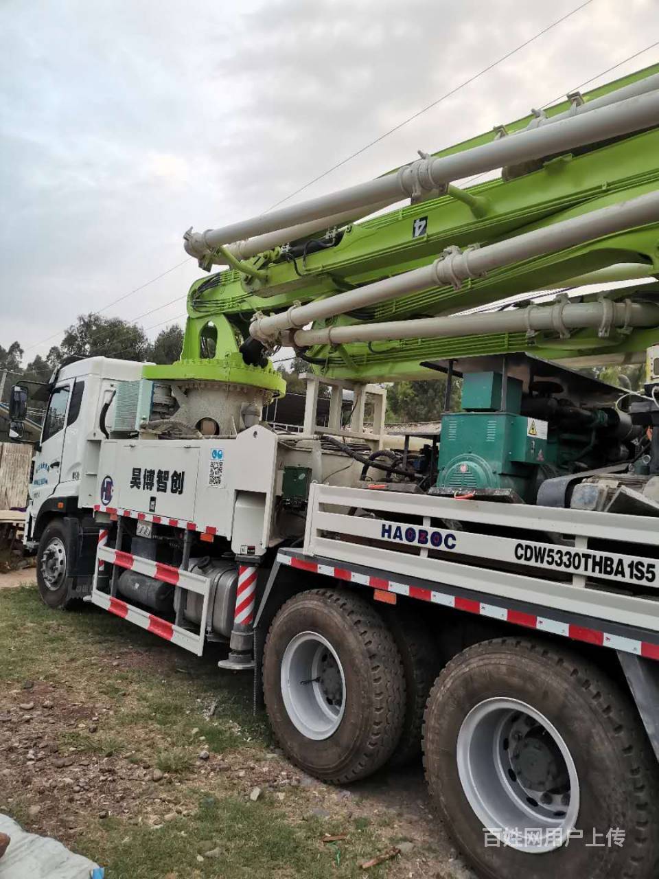 南宁出售现场搅拌天泵37米泵车