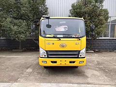 桃源解放一拖二清障车 全落地清障车 国五清障车