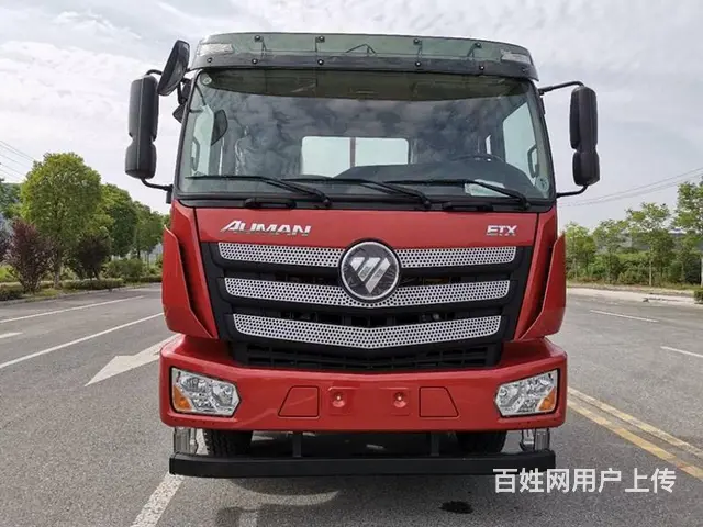 国六福田欧曼前四后八平板车　33吨钩机拖板车　厂家 - 图片 2