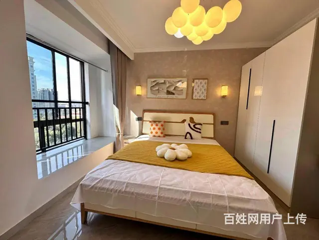 台升景园精装修一室一厅朝南主卧，星河广场对面，出行方便 - 图片 6