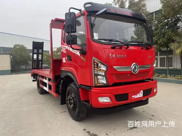 国六新款东风D1L平板车 结实耐用价格便宜单桥拖车 - 图片 3