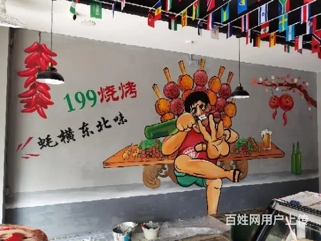 墙体绘画，画画的 - 图片 5