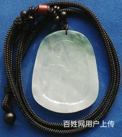 冰种浅水绿A货翡翠观音吊坠 - 图片 2