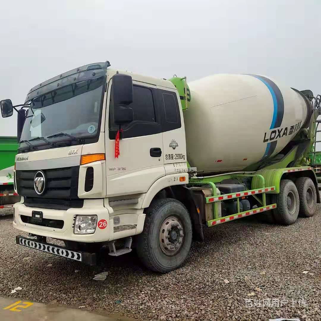 个人出售19年欧曼etx搅拌车375马力潍柴发动机