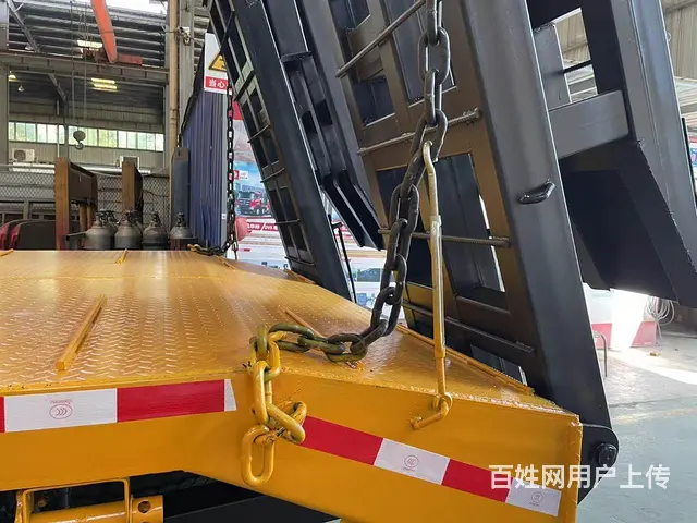 东风天锦6米8单桥平板运输车 150挖机拖车可分期 - 图片 4