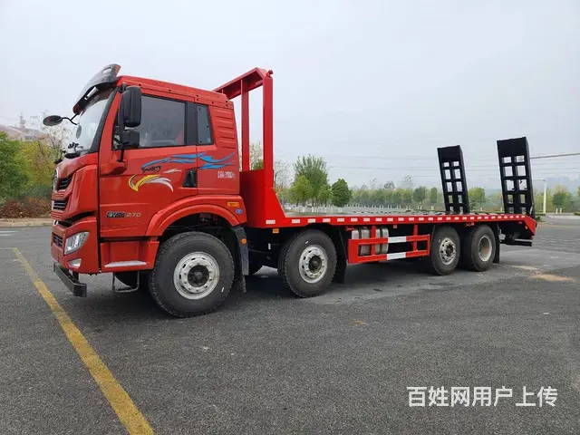 解放悍V8x2挖机板车价格 前四后六拖板车可分期 - 图片 3