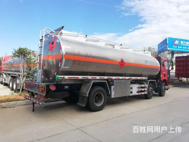 25吨解放后双桥运油车油罐车厂家直销包挂靠上户上牌 - 图片 2