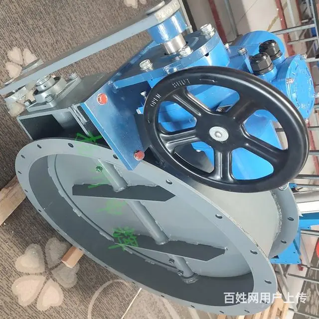 不锈钢通风蝶阀 风量调节蝶阀 烟气蝶阀 大口径风阀 - 图片 3