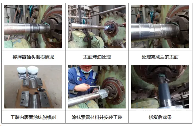脱硫塔搅拌器轴头磨损的修复方法竟这么简单 - 图片 2