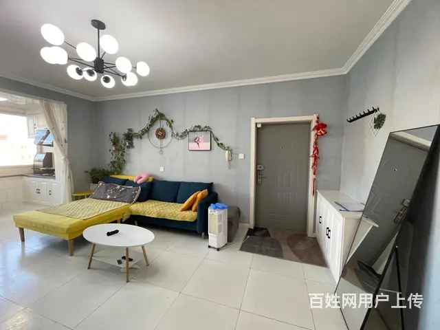 出租万达附近黄河小区步梯6楼，两室一厅，72平，冰箱洗衣机热 - 图片 1