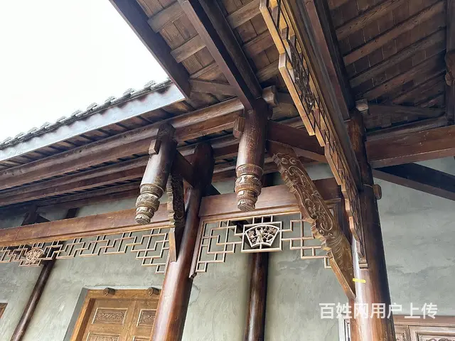 四川眉山中式木门花格木窗实木门窗 - 图片 9