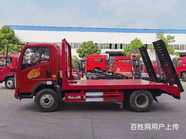 可分期 蓝牌重汽豪曼拖板车 拖60 75挖掘机平板 - 图片 9