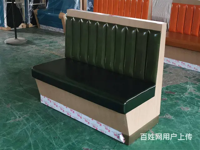 卡座生产定制竖道造型卡座分段靠背卡座无溶剂面料 - 图片 6