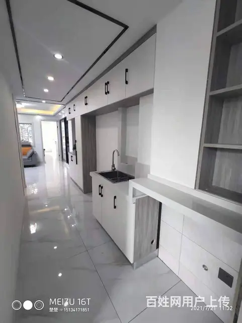 龙江街道龙江北里2楼56平南北通精装地暖带家具拎包即住！ - 图片 2