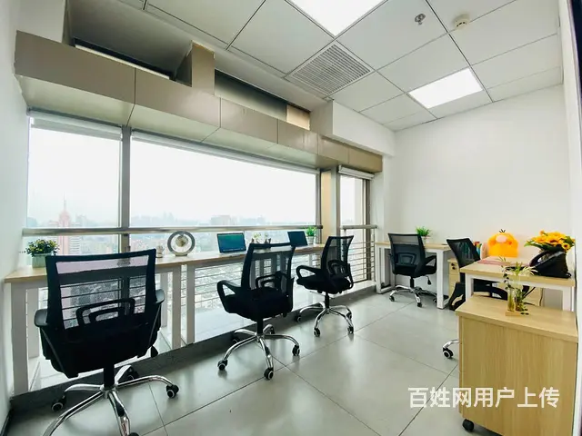 湖滨商圈市中心，超便利的6人精装创业办公室，高层好视野 - 图片 1