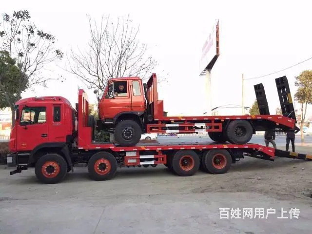 陕汽德隆前四后八平板运输车 认准500强企业 - 图片 8